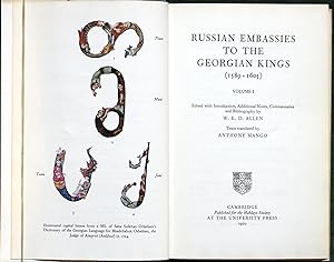 Image du vendeur pour Russian Embassies to the Georgian Kings, 1589-1605 mis en vente par Chesil Books