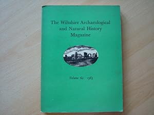 Seller image for The Wiltshire Archaeological and Natural History Magazine Volume 60 1965 for sale by The Book Tree