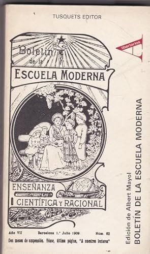 Imagen del vendedor de Boletin de la " Escuela Moderna" a la venta por LIBRERA GULLIVER