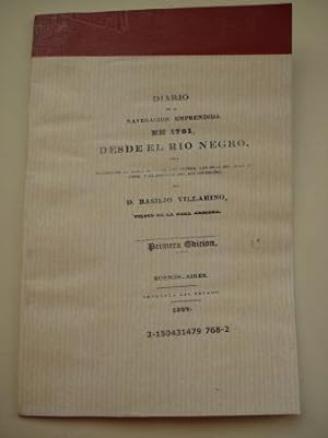 Imagen del vendedor de Diario de la navegacin emprendida en 1781 desde el ro Negro por Basilio Villarino (Basilio Vilario) a la venta por GALLAECIA LIBROS