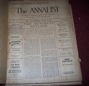 The Annalist: A Journal of Finance, Commerce and Economics October-December 1938