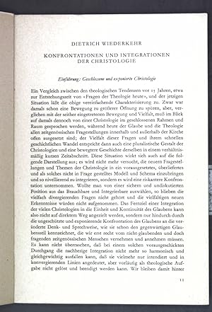 Seller image for Konfrontationen und Integrationen der Christologie; for sale by books4less (Versandantiquariat Petra Gros GmbH & Co. KG)