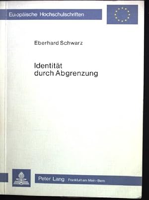 Bild des Verkufers fr Identitt durch Abgrenzung : Abgrenzungsprozesse in Israel im 2. vorchristlichen Jahrhundert und ihre traditionsgeschichtlichen Voraussetzungen - Zugleich ein Beitrag zur Erforschung des Jubilenbuches. Europische Hochschulschriften / European University Studies / Publications Universitaires Europennes ; 162 zum Verkauf von books4less (Versandantiquariat Petra Gros GmbH & Co. KG)