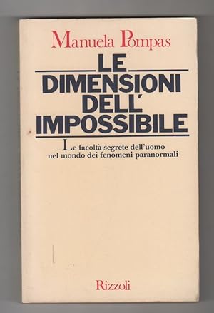 Seller image for Le dimensioni dell'impossibile - Manuela Pompas for sale by libreria biblos