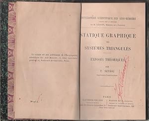 Seller image for Statique graphique des systmes trianguls - Seyrig T. for sale by libreria biblos