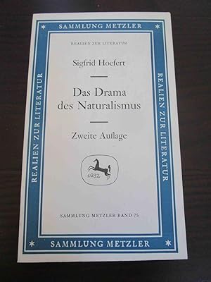 Seller image for Das Drama des Naturalismus. 2., durchgesehene und ergnzte Auflage. for sale by Antiquariat Maralt