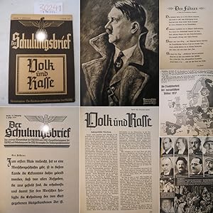 Der Schulungsbrief, das zentrale Monatsblatt der NSDAP, VI. Jahrgang 1939, 4. Folge: Volk und Ras...