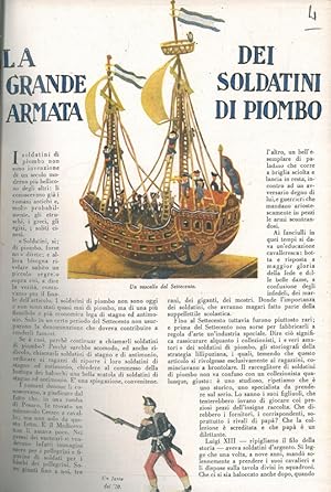 La grande armata dei soldatini di piombo.