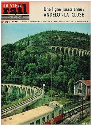 La Vie du Rail .Nº 991 Une ligne jurassienne: Andelot-La Cluse. 11 Avril 1965