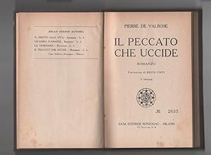 Seller image for Il peccato che uccide - de Valrose Pierre for sale by libreria biblos