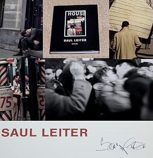 Seller image for SAUL LEITER: THE STEIDL EXHIBITION MONOGRAPH - Rare Pristine Copy of The First Hardcover Edition/First Printing: Signed by Saul Leiter - SIGNED ON THE TITLE PAGE for sale by ModernRare