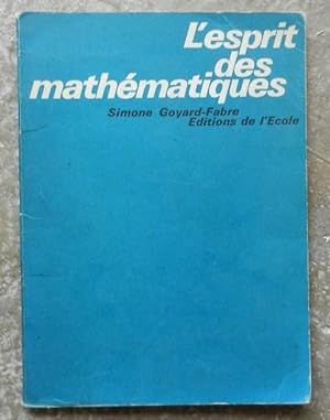Seller image for L'esprit des mathmatiques. for sale by Librairie les mains dans les poches