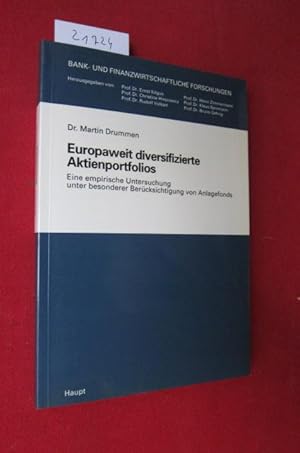 Europaweit diversifizierte Aktienportfolios : eine empirische Untersuchung unter besonderer Berüc...