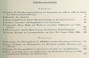 Zeitschrift des Historischen Vereines für Steiermark LII. [52.] Jahrgang 1961