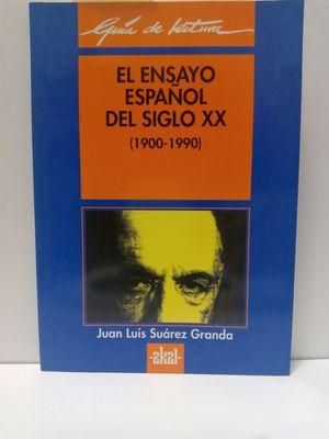 Seller image for EL ENSAYO ESPAOL DEL SIGLO XX (1900-1990) for sale by Librera Circus