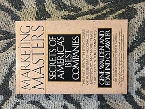 Seller image for Marketing Masters/Secrets of America's Best Companies for sale by Emporium of Canton