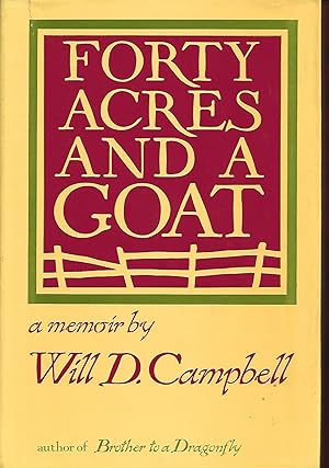 Imagen del vendedor de Forty Acres and a Goat: A Memoir: Signed First Edition a la venta por Warren Hahn