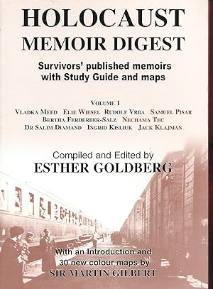 Seller image for Holocaust Memoir Digest: A Digest of Published Survivor Memoirs Including Study Guide and Maps: 1 for sale by Warren Hahn