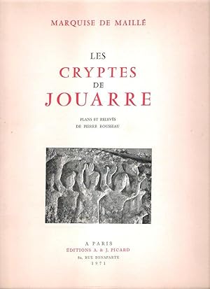 Les Cryptes De Jouarre . Complet De Ses Planches Hors-Texte Des Plans et Élévations Des Cryptes e...