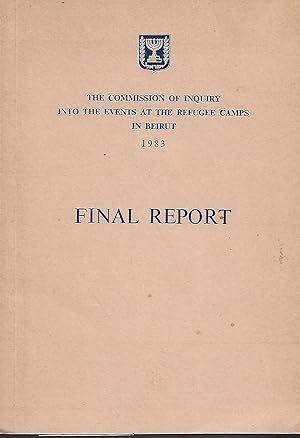 Immagine del venditore per The Commission of Inquiry Into the Events at the Refugee Camps in Beirut 1983 - Final Report (authorized translation) with letter venduto da Warren Hahn