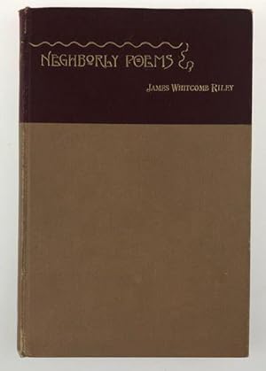 Imagen del vendedor de [Riley, James Whitcomb- Inscribed] Neighborly Poems a la venta por Nudelman Rare Books