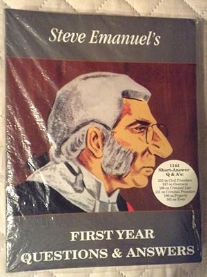 Seller image for Steve Emanuel's First Year Questions and Answers for sale by Text4less
