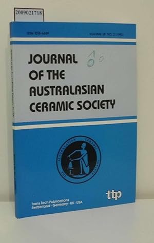 Seller image for Journal of the Australasian Ceramic Society for sale by ralfs-buecherkiste