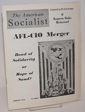 Seller image for The American Socialist. Volume 3 Number 1 January 1956 for sale by Bolerium Books Inc.