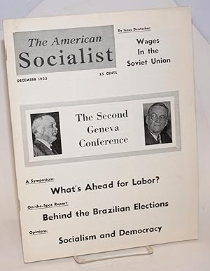 Image du vendeur pour The American Socialist. Volume 2 Number 12 December 1955 mis en vente par Bolerium Books Inc.