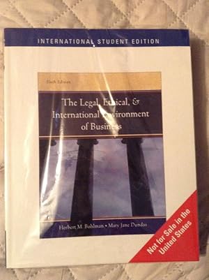 Seller image for Legal, Ethical and International Environment of Business - International 6th Edition for sale by Text4less