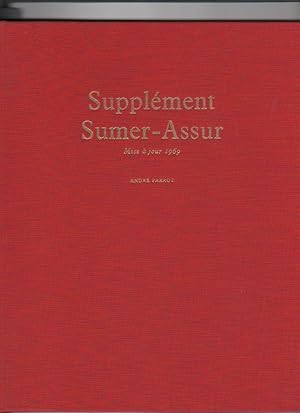 Bild des Verkufers fr Supplment Sumer-Assur - A. Parrot zum Verkauf von libreria biblos