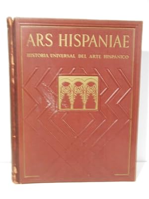 Seller image for Ars hispaniae. Historia universal del arte hispnico. Vol. 3. El arte rabe espaol hasta los almohades arte mozbare. for sale by Llibreria Antiquria Casals