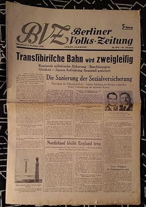 Berliner Volks-Zeitung. Abend-Ausgabe