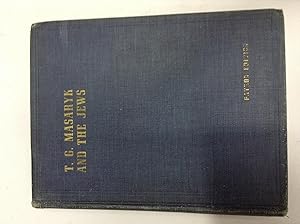 Seller image for T.G. Masaryk and The Jews A Collection of Essays for sale by Halper's Books