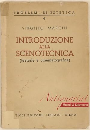 Introduzione alla scenotecnica (teatrale e cinematografica).