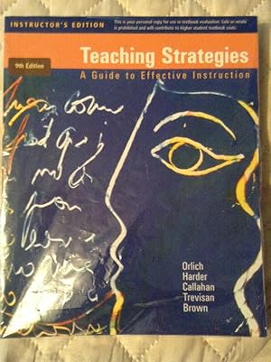 Image du vendeur pour Teaching Strategies: A Guide to Effective Instruction-Instructor's 9th Edition mis en vente par Text4less