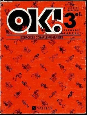 Imagen del vendedor de Ok! 3e - Cahier complmentaires a la venta por Le-Livre