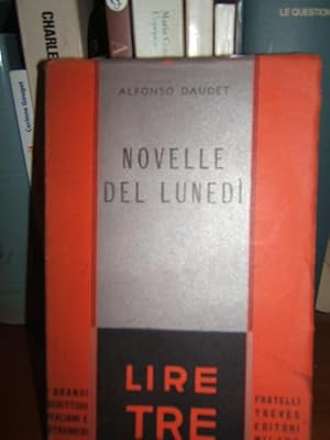 Immagine del venditore per NOVELLE DEL LUNEDI', venduto da Libreria antiquaria Pagine Scolpite