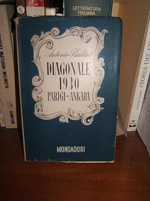 DIAGONALE 1930 PARIGI-ANKARA, NOTE DI VIASGGIO.,