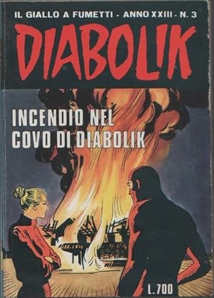 Imagen del vendedor de Diabolik - Incendio nel covo di Diabolik. Anno XXIII. n.3 - 1984 a la venta por libreria biblos