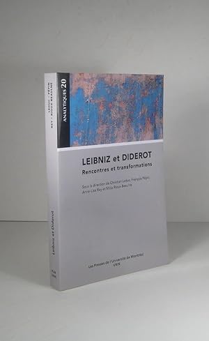 Seller image for Leibniz et Diderot. Rencontres et transformations for sale by Librairie Bonheur d'occasion (LILA / ILAB)