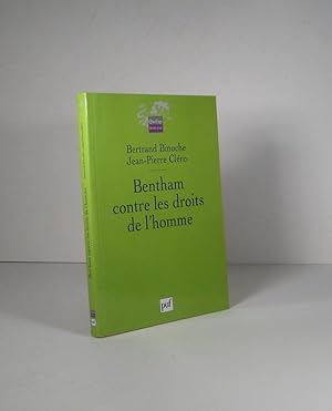 Image du vendeur pour Bentham contre les droits de l'homme mis en vente par Librairie Bonheur d'occasion (LILA / ILAB)