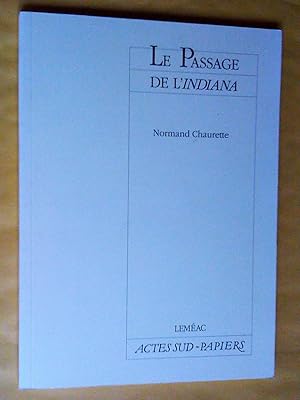 Immagine del venditore per Le Passage de l'Indiana venduto da Claudine Bouvier