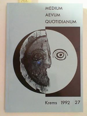 Bild des Verkufers fr Medium Aevum Quotidianum. Band 27. zum Verkauf von Antiquariat Maiwald