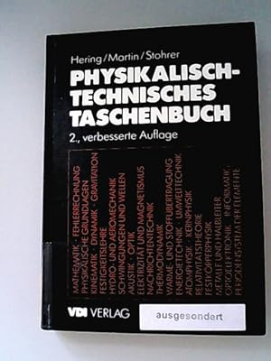 Immagine del venditore per Physikalisch-technisches Taschenbuch. venduto da Antiquariat Bookfarm