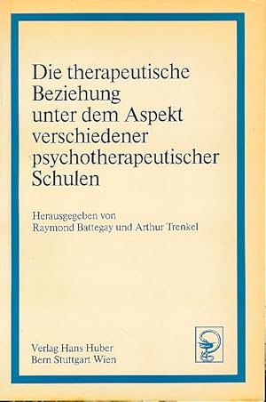 Imagen del vendedor de Die therapeutische Beziehung unter dem Aspekt verschiedener psychotherapeutischer Schulen. a la venta por Fundus-Online GbR Borkert Schwarz Zerfa