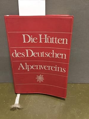 Seller image for Die Htten des Deutschen Alpenvereins. Zum 100jhrigen Bestehen des Deutschen Alpenvereins. for sale by Kepler-Buchversand Huong Bach