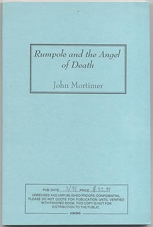 Image du vendeur pour Rumpole and The Angel of Death mis en vente par Between the Covers-Rare Books, Inc. ABAA