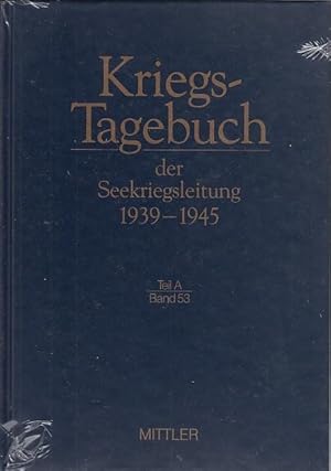 Kriegstagebuch der Seekriegsleitung 1939-1945, 68 Bde. in 77 Tl.-Bdn. u. Beiheft, Bd.53, Januar 1...