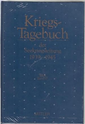 Kriegstagebuch der Seekriegsleitung 1939-1945, 68 Bde. in 77 Tl.-Bdn. u. Beiheft, Bd.17, Januar 1...